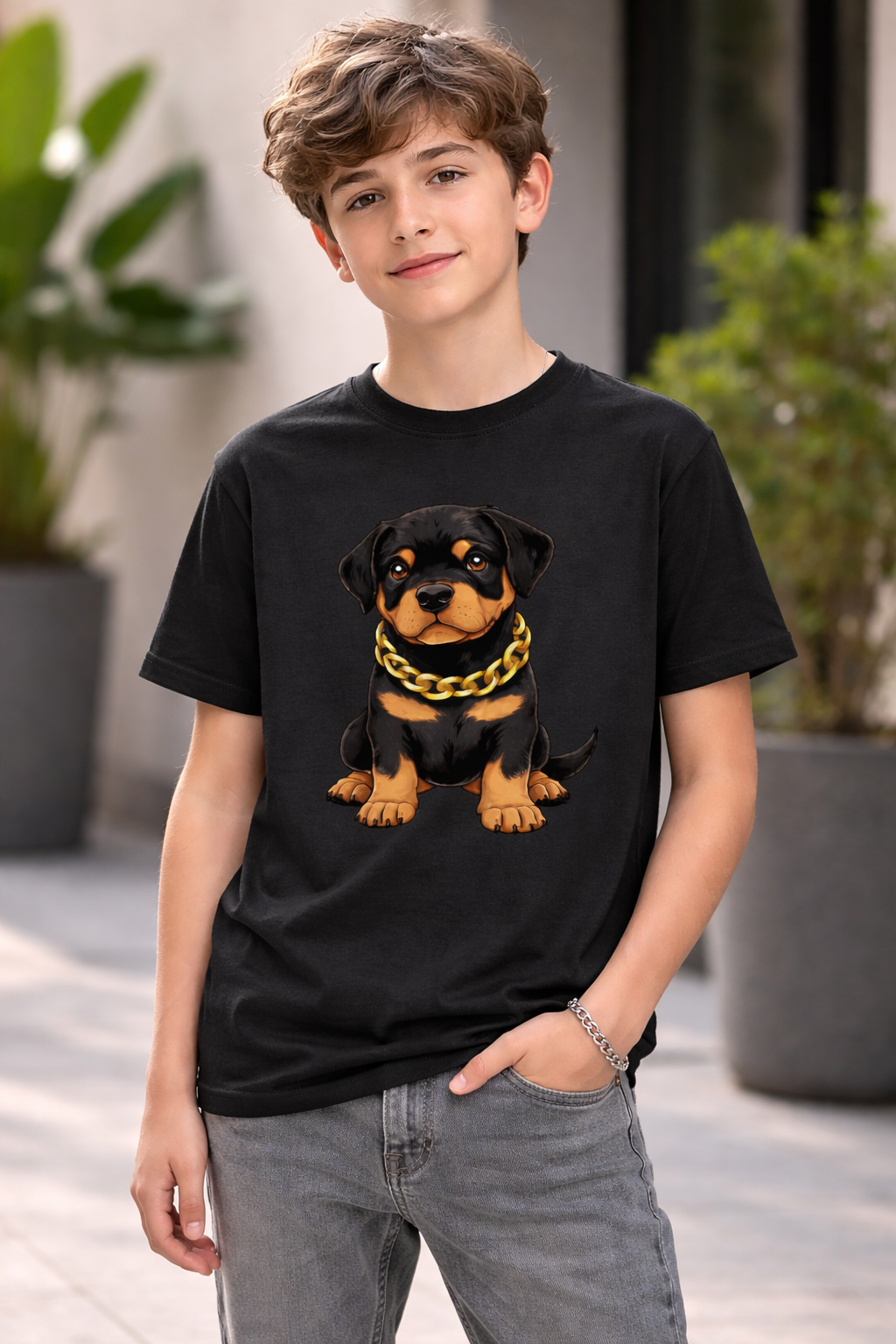 The Rottweiler Dog Lovers t-shirt for men