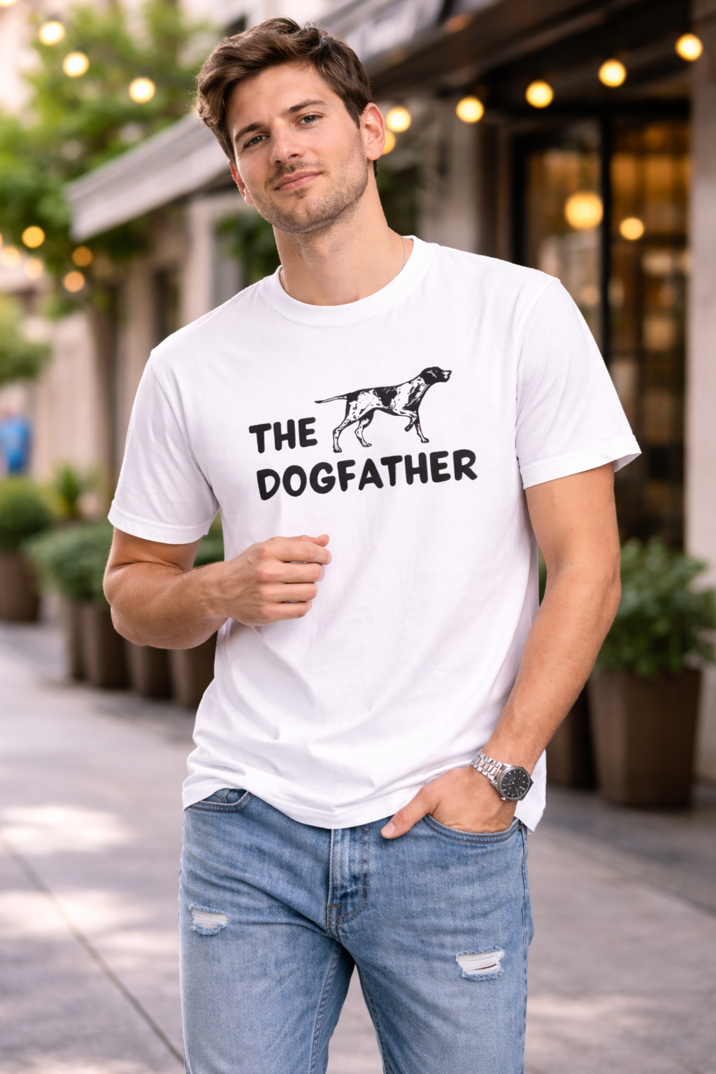 The Dogfather t-shirt for men